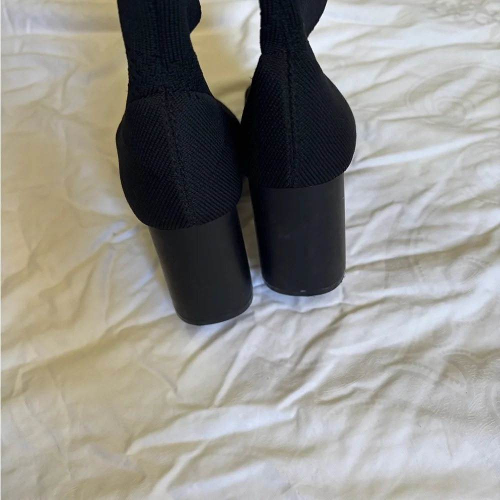 Zara Black Over-the-Knee Boots